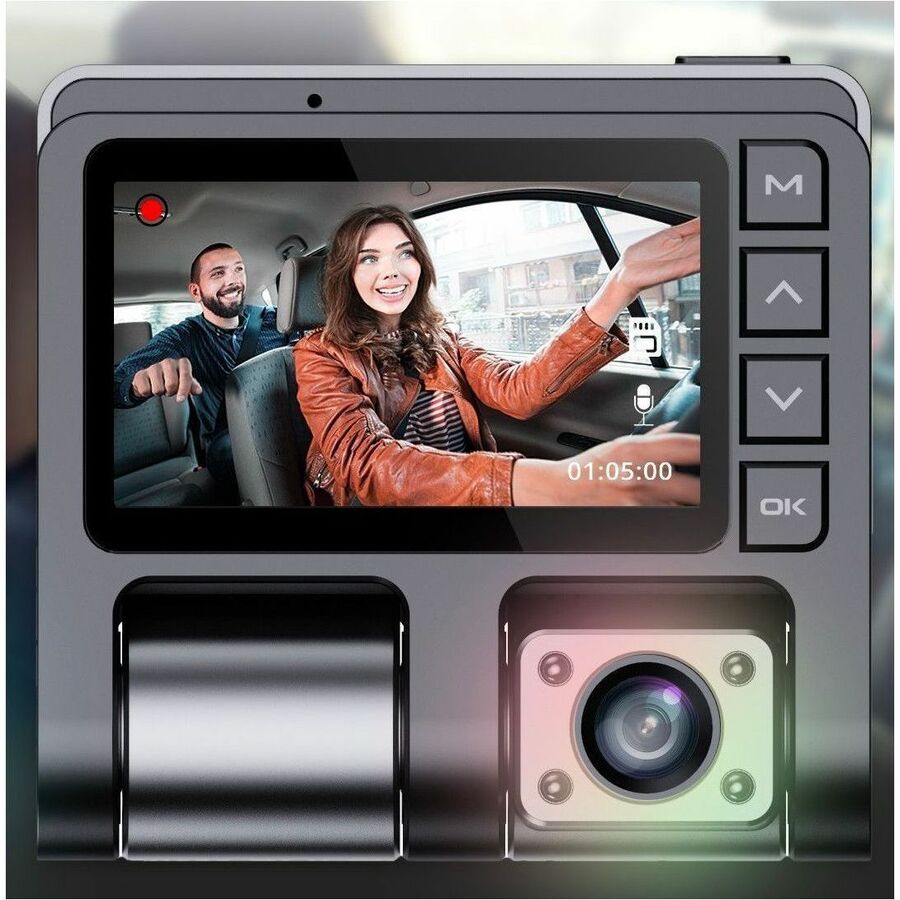 GekoGear Front/Rear Dashcam With Display GekoGear Front/Rear Dashcam With Display